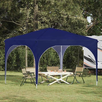 vidaXL Pop-up Feesttent 290 x 290 x 245 cm Blauw, Verzenden