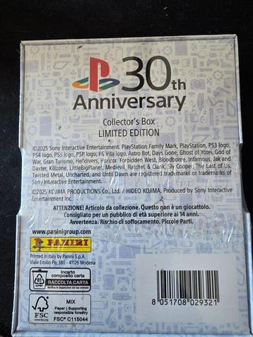 Panini Box - PlayStation 30th Anniversary Collectors Box, Verzamelen, Nieuw