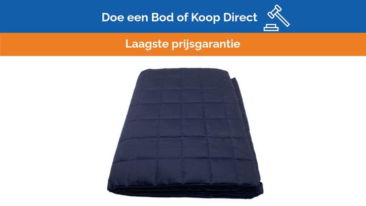 Bieden: Quilt Cotone Navy Blue Single Marine Quilt - Durabl, Watersport en Boten, Bootonderdelen, Ophalen of Verzenden