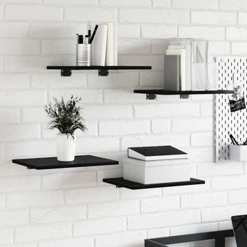 vidaXL Boekenplank Bord 3-laags 4 st 40 x 30 x 1,5 cm, Huis en Inrichting, Verzenden, Nieuw