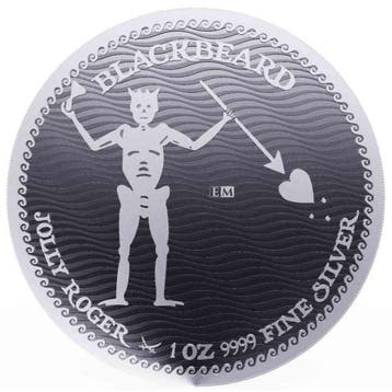 Niue. 2 Dollars 10 x 2023 1oz $2 NZD Niue Blackbeard - Jolly
