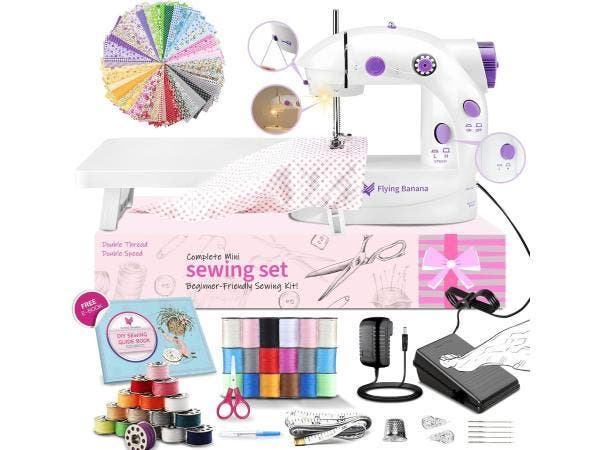 Veiling - Mini naaimachine voor kinderen - naaigereedschap m, Hobby en Vrije tijd, Naaimachines en Toebehoren, Gebruikt