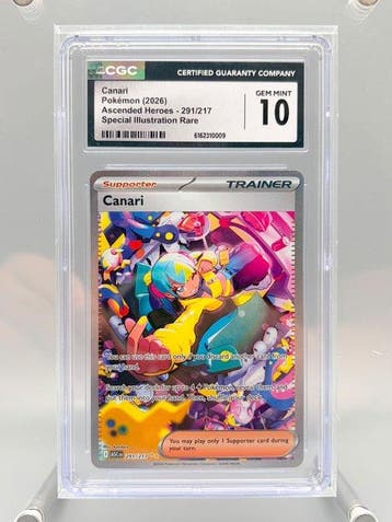 Pokémon Graded card - Canari - Ascended Heroes - 291/217 -