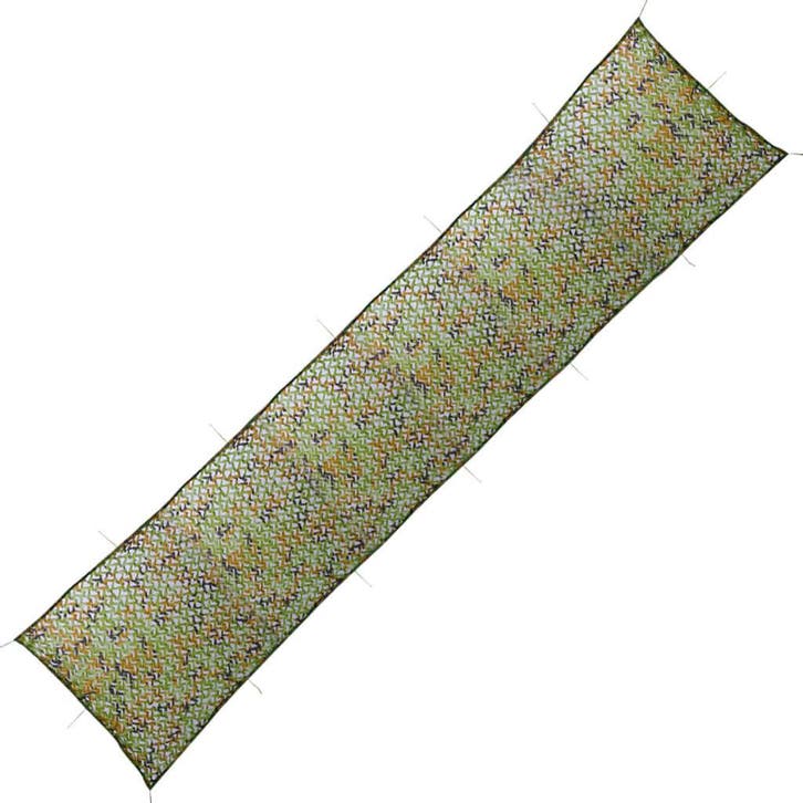 vidaXL Camouflagenet met opbergzak 1,5x7 m, Sport en Fitness, Schietsport-accessoires, Nieuw, Verzenden