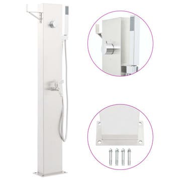 Tuindouche 110cm RVS | 30% korting | Retour Deal, Tuin en Terras, Buitenkranen, Verzenden, Nieuw