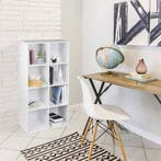 2dekans | Woltu Boekenkast Staande Plank - MDF Wit - 60 x, Ophalen of Verzenden