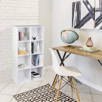 2dekans | Woltu Boekenkast Staande Plank - MDF Wit - 60 x, Ophalen of Verzenden, Nieuw