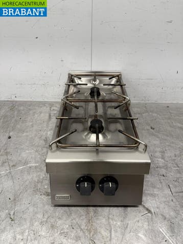 RVS Zanussi 2 Pits Opzet Fornuis GAS Horeca, Ophalen of Verzenden, Nieuw in verpakking