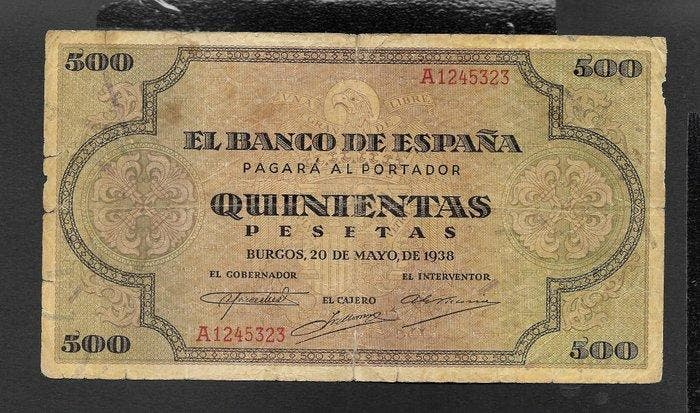 Spanje. - 4 Banknotes - Various Dates, Timbres & Monnaies, Billets de banque | Europe | Billets non-euro