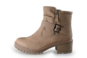 Claverton Enkellaarzen in maat 41 Beige, Kleding | Dames, Verzenden, Beige, Lage of Enkellaarzen, Zo goed als nieuw