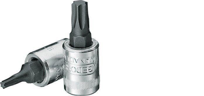 Insert de douille rouge 1/4 Gedore pour les vis Torx, Bricolage & Construction, Outillage | Outillage à main, Envoi