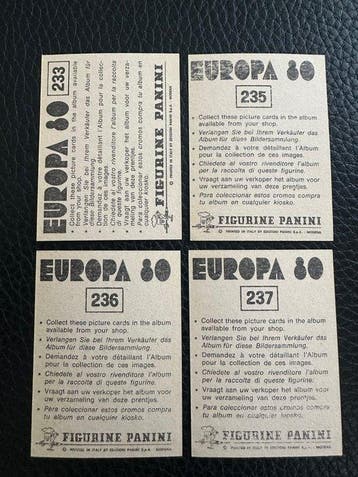 1980 Panini 4 Figurine panini Euro 80 squadra Polska nuove -