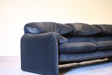 Cassina - Vico Magistretti - Sofa - Maralunga - Fluweel, Antiek en Kunst