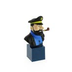 Kuifje  PVC Borstbeeld Haddock 8 cm, Ophalen of Verzenden, Nieuw