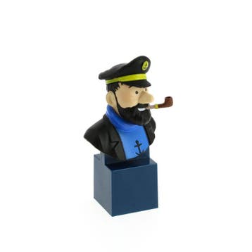 Kuifje  PVC Borstbeeld Haddock 8 cm, Verzamelen, Ophalen of Verzenden, Nieuw