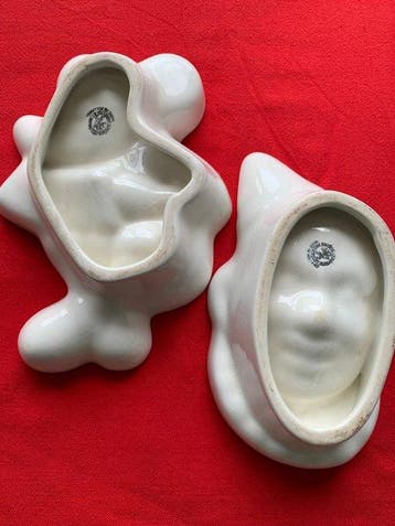 Made in Holland - Dessertservies (2) - Keramiek, Glazuur -