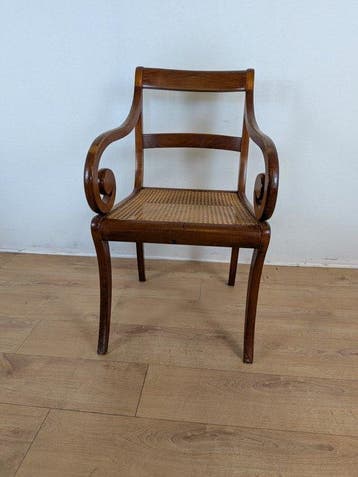 Stoel - Teak - Javanese Colonial Armchai, Nieuw