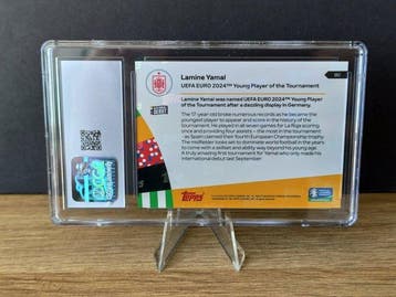 2024 Topps Now Uefa Euro Lamine Yamal #62 Best Young Player, Collections, Autocollants