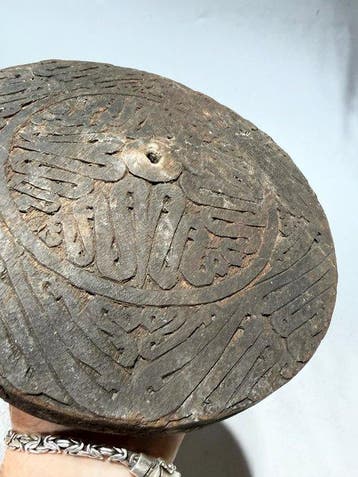 Oude houten drijver Geelvinkbaai - Yapen-eiland -, Antiek en Kunst