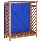 vidaXL Haardhoutopslag 105x38x115 cm massief acaciahout, Tuin en Terras, Verzenden
