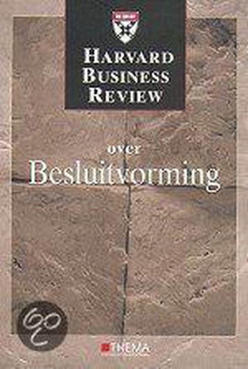 Over Besluitvorming / Harvard business review reeks en, Verzenden, En