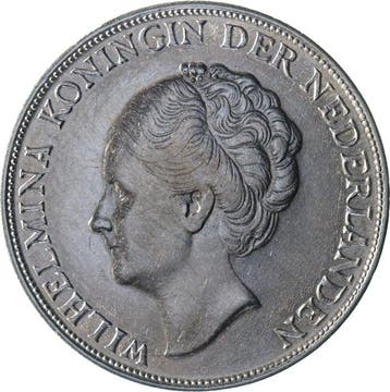 Nederland. Wilhelmina. 1 Gulden 1943 Palmboom Denver