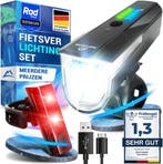 2dekans | NEXTCOVER® Fietslampjes LED Set 80 Lux Pro - Wit, Ophalen of Verzenden