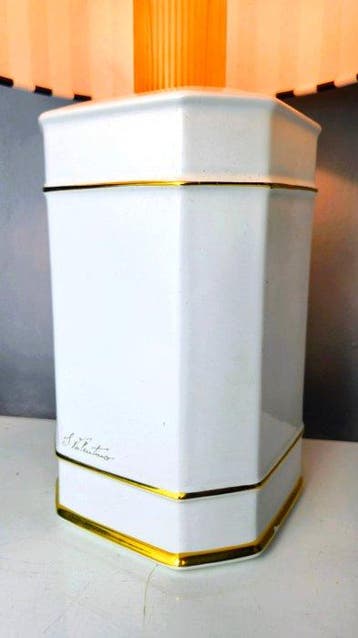 Valentino - Tafellamp - Verbluffend Mooie Lamp in Wit en, Nieuw