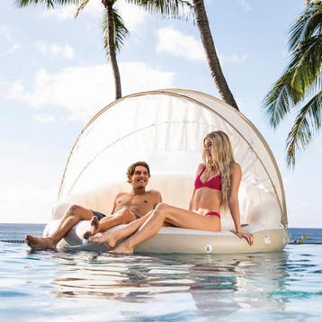 Intex Caribische Luxe eilandbed luchtbed met zonnedak 199..., Ophalen of Verzenden