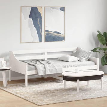 vidaXL Slaapbank zonder matras 80x200 cm massief grenenhout, Verzenden, Nieuw
