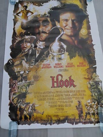 Tri star - Affiche de cinema Hook 1991, Nieuw