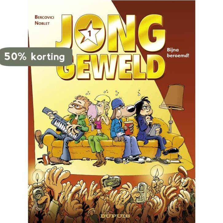 Bijna beroemd! / Jong geweld / 1 9789031428663 Bercovici, Livres, BD, Envoi