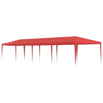 vidaXL Partytent Rood 1200 x 300 x 255 cm PE en staal, Verzenden