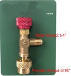 Meetventiel, servicekraan met schrader afsluiting 1/4 - 5/16, Verzenden, Nieuw