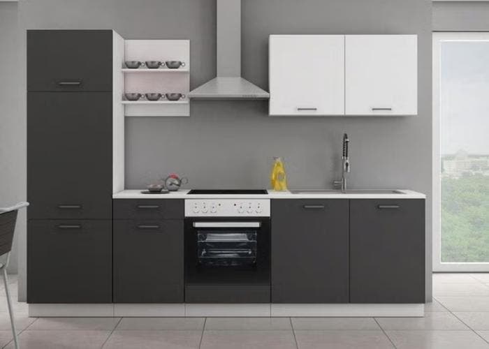 Complete Keukenblok + Werkblad 270 x 200 x 60cm, Maison & Meubles, Cuisine | Cuisines complètes