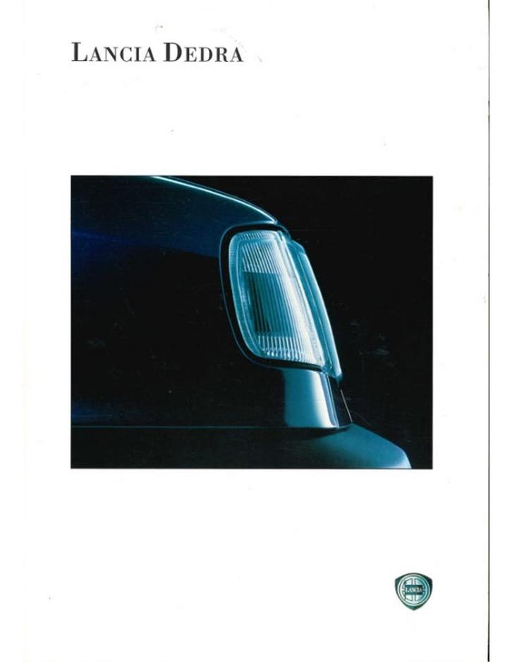 1993 LANCIA DEDRA BROCHURE NEDERLANDS, Livres, Autos | Brochures & Magazines