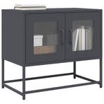 vidaXL Tv-meubel 68x39x60,5 cm koudgewalst staal, Verzenden, Nieuw