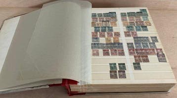 Nederland 1852/1950 - voorraad (series) postzegels op nr, Timbres & Monnaies