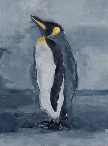 Matthieu van Riel - Pinguïn (1), Antiek en Kunst