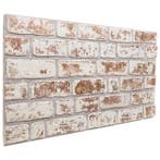 vidaXL Wandpanelen 10 pcs Rood en Wit 100 x 50 cm EPS-schuim, Verzenden