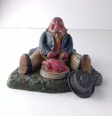 Inktpot - IJzer (gegoten/gesmeed)