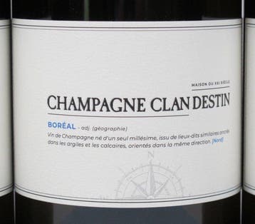 2020 Champagne Clandestin Boréal Brut Nature - Champagne -, Nieuw