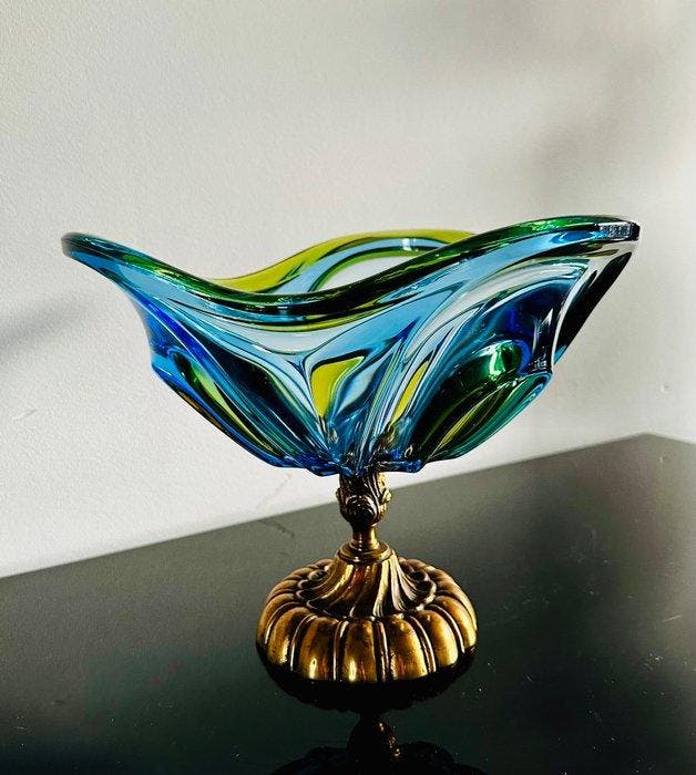 Kom - Glas, Koper, Antiek en Kunst, Curiosa en Brocante