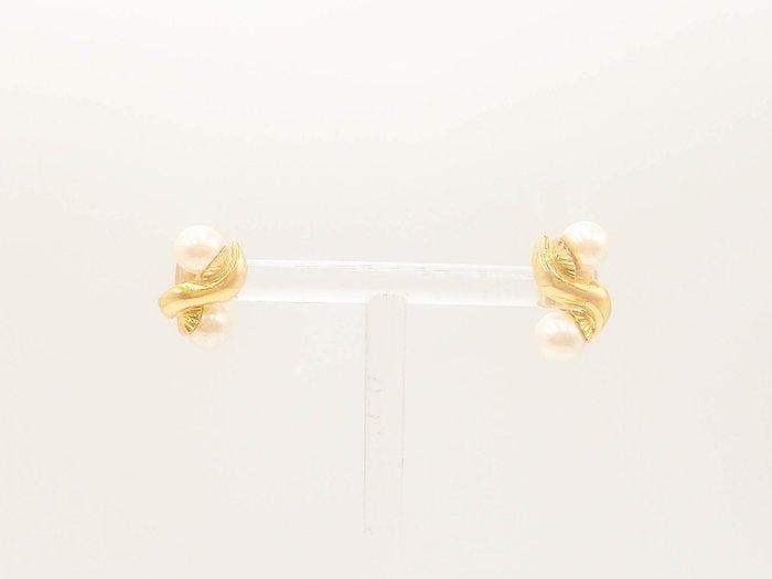 Oorbellen - 18 karaat Geel goud Parel, Bijoux, Sacs & Beauté, Boucles d'oreilles
