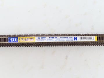 Peco N - SL-300F - Modeltreinsporen (15) - 15x Houtenbiels
