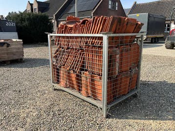 Lot dakpannen Belfeld 260stuks incl. bak (Diverse), Doe-het-zelf en Bouw, Ophalen of Verzenden, Nieuw