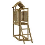 vidaXL Speelhuis 53x110x214 cm geïmpregneerd grenenhout, Verzenden