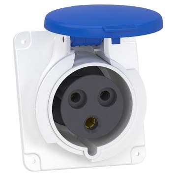 Schneider PratiKa 32A IP44 Hoekpaneel Stopcontact -, Verzenden