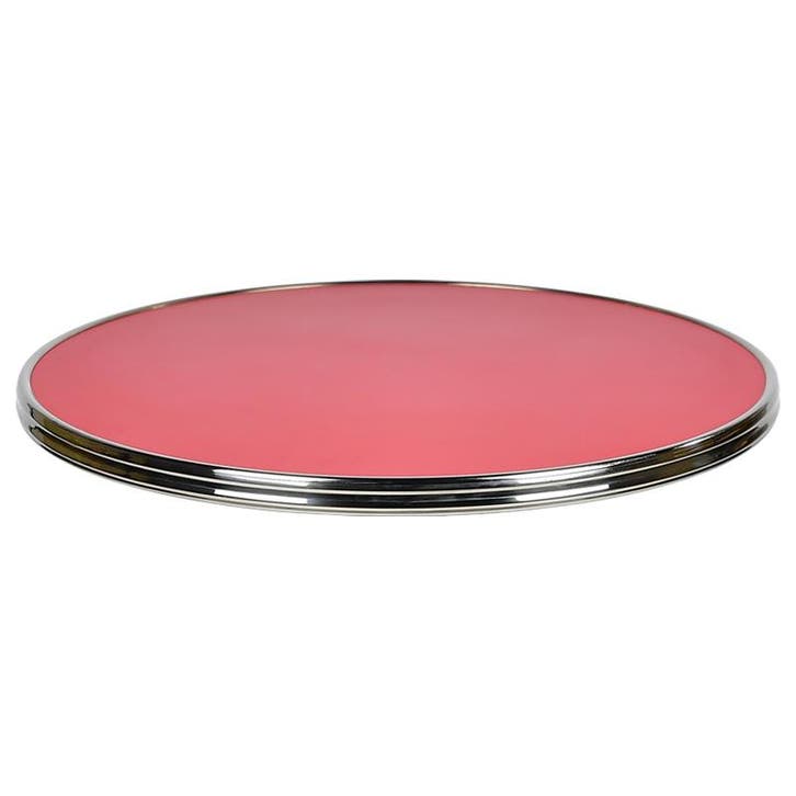 Tafelblad | SILVER | Rood | In-/Outdoor | Ø700x30(h)mm, Articles professionnels, Horeca | Équipement de cuisine, Envoi