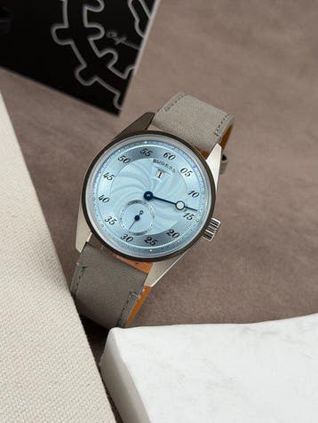 Sugess - Art Master Automatic Jump Hour Ice Blue - Zonder